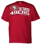 NFL Men's San Francisco Arched Horizon Tee Shirt (Deep Obsidian, X-Large)