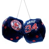 MLB Fuzzy Dice Boston Red Sox David Ortiz