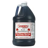Snappy Popcorn Snappy Snow Cone Syrup 1 Gallon, Blue Raspberry, 11 Pound