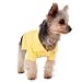 Size #10 (small) Designer Pet Clothes, Buttery Yellow Dog Polo Shirt, 100% Cotton