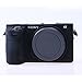 TUYUNG Silicone Camera Case Protective Cover Skin for Sony A6500 ILCE-6500 Digital Camera - Black