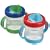 NUK BPA Free Fun Grips Soft Starter Spill Proof Cup 2 Hand le, 6 Ounce, 2 Pack, Vertical, Colors May Vary