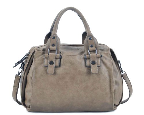 Serres Satchel/Handbag - Taupe