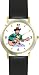 Country Western Singer Playing Guitar 1 Musician - WATCHBUDDY® DELUXE TWO-TONE THEME WATCH - Arabic Numbers - Black Leather Strap-Size-Women's Size-Small