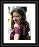 ADRIANA LIMA FILMING AN ADVERT FOR MAYBELLINE COSMETICS, NEW YORK, AMERICA - 15... - Framed Print 10x8 (25x20cm) by Rex Features
