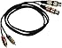 Seismic Audio SAXMRM-2x5 Dual XLR Female to Dual RCA Male 5-Feet Patch Cable