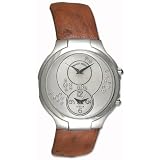 Philip Stein Modern Teslar Stainless Steel Mens Dual Time Watch 7-SCDMOP-OT by Philip Stein