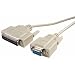 Cables Unlimited - Null modem cable - DB-25 (M) - DB-9 (F) - 10 ft - molded, thumbscr...