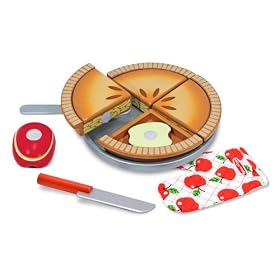 Melissa & Doug Wooden Make & Serve Apple Pie Set