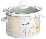 (NEW) Cheap Crock Pot SCR250-DA 2-1/2-Quart Slow Cooker, Yellow Daisy Pattern for sale