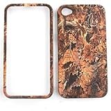Apple Iphone 4 Verizon/At&T Dry Leaf CAMO CAMOUFLAGE HUNTER HARD PROTECTOR  ....