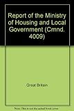 Report of the Ministry of Housing and Local Government. 1967 and 1968