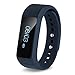 Smart Bracelet, Ronkoen I5+ Smart Bluetooth Sports Bracelet Wireless Fitness Pedometer Tracker Activity Tracker with Monitoring Calories Track Steps Counter Sleep for Sports Fitness-Blue