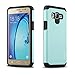 J&D Case Compatible for Galaxy On5 - Heavy Duty Dual Layer Hybrid Shock Proof Protective Rugged Bumper Case - Mint