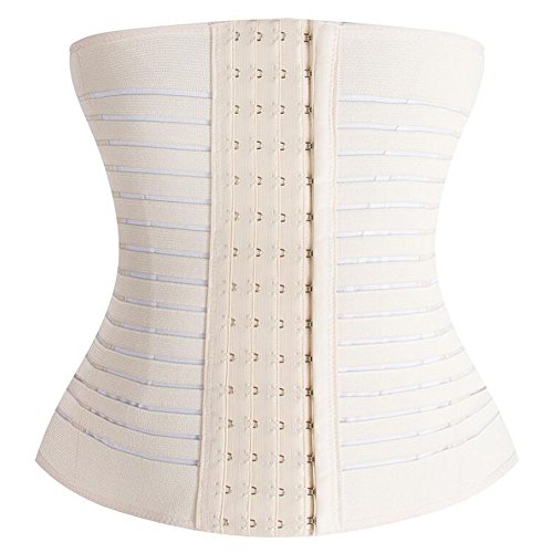 Women’s Hourglass Hook Waist Cincher Training Corset Shapewear (Size