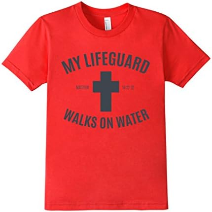 My Life Guard Walks On Water - Kids 12 - Red