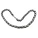 Mechanic Style Stainless Steel Mens Necklace Chain (Silver Black)
