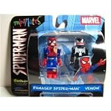  : Marvel Minimates Damaged Spider-man and Venom Series 2
