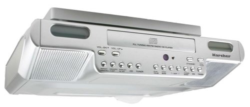Childrens Toyshop  Elektronik : Karcher KA 1015 Unterbau-Küchenradio mit CD-Player silber