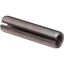 Carbon Steel Spring Pin, Plain Finish, 5/64" Nominal Diameter, 13/16" Length (Pack of 250)
