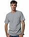 Hanes Short Sleeve Beefy Pocket T-Shirt - 5190, Light Steel, XX-Large