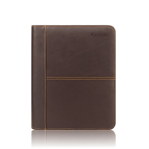 SOLO Universal Fit Vintage Leather Tablet/eReader Padfolio (Espresso)