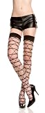 (ミュージックレッグズ)Music Legs 4803 ビックスタータイハイストッキング (ブラック ) KNEE SOCKS