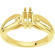 14K Yellow Gold Mother's Ring - 2 Gemstone -- YOU CHOOSE THE COLORS!