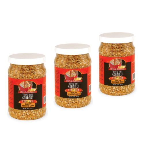 "Nostalgia Electrics GPS-520S3 Old Fashioned Movietime Gourmet Popping Corn, 3-Pack"
