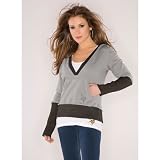 Touch By Alyssa Milano Minnesota Vikings Women's Rivalry Hooded Sweatshirt with Tank Top-NFL EXCLUSIVE! Extra Small