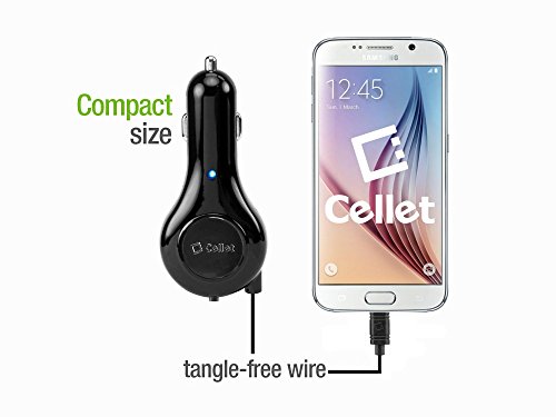 Professional Retractable HTC One A9 Car Charger with 