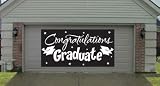 Congratulations Graduate Graduation Giant Banner Black