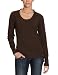 TOM TAILOR Damen Pullover 30147700970/sinya frill sweater, Gr. 36 (S), Braun (8203)