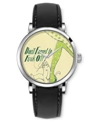 SPRAWL Aanalog Fashion Series Silver Ladies Watches of Genuine Black Leather Strap,Unique Wrist Watch for Women Girls Designed with angry
