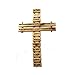Olive Wood Lord's Prayer Cross (9