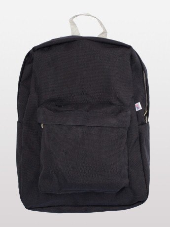 American Apparel Nylon Cordura® School Bag -Black / Silver