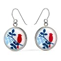Cardinal Earrings - available in 3 colors.