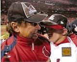 Tony Larussa & David Eckstein St. Louis Cardinals World Series 8x10 Photo