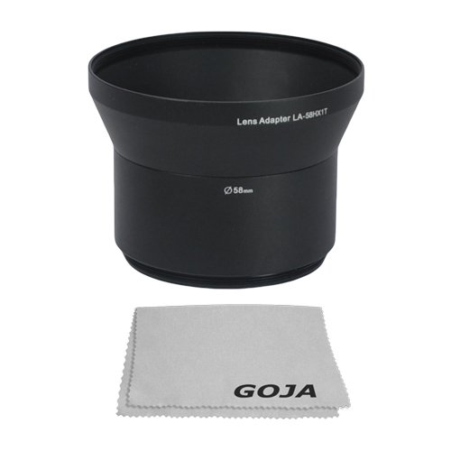 Lens Adapter Tube for SONY Cyber-shot DSC-HX1 Digital Camera + Premium Goja Microfiber Cleaning Cloth