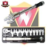 Torque Wrenches: Professional-Grade 1/2" Interchangeable Spanner Torque Wrench Set 30-150 Ft-Lb