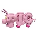 WordWorld WordFriends Magnetic Plush Pig