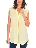 Bleu Marine Blusa (Amarillo)