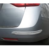 4 Pcs Gray Plastic Bumper Protector for Car Auto 