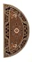 Minuteman International H-604 Jardin 44-Inch by 22-Inch Half Round, Cocoa