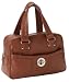 Marc by Marc Jacobs Leather Totally Turnlock Posh Satchel Bag Tote Congac