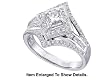Stunning 14k. Solid Gold 1.00ctw. Genuine Diamond Bridal Ring