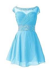 Girls Knee Length Short Evening Dress/Homecoming Dress/Bridesmaid Dress/Prom Dress/Wedding Party Dress 