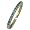 1/4 CT Blue Diamond Wedding Band 14K Yellow Gold In Size 5 (Available In Sizes 5 - 10)