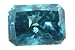 Radiant Cut Loose Diamond (1.06 Ct, BLUE(IRRADIATED) Color ,I1(LASER DRILLED) Clarity)