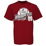 Mississippi State Bulldogs Maroon 2007 Men's College World Series T-shirt
